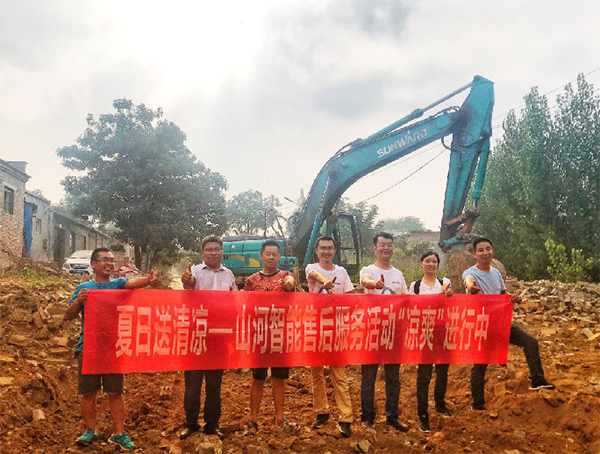 到了市场一线才知路，304am永利集团挖机客户都是铁杆粉丝