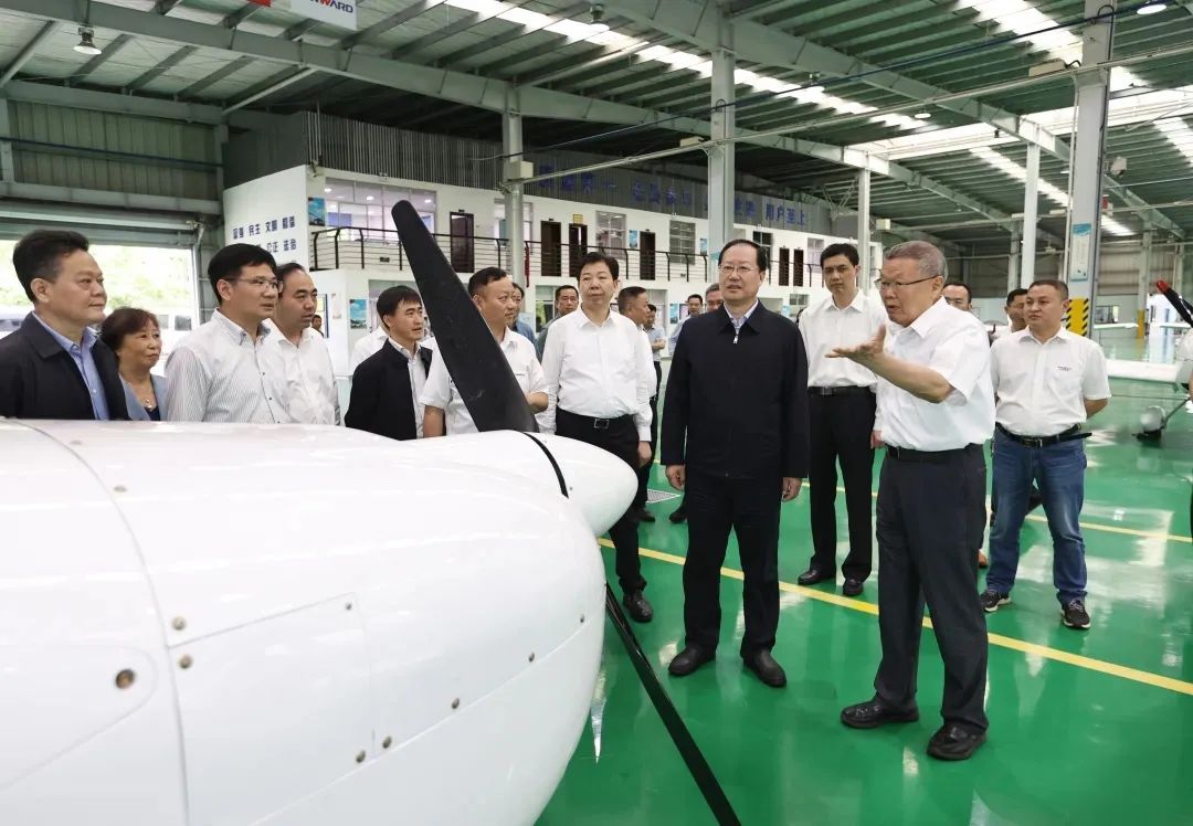 毛伟明调研304am永利集团科技：打造全国一流的通用航空产业基地
