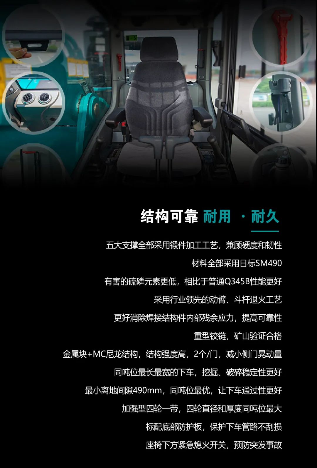 一图读懂 | 高配、高效！304am永利集团智能新一代26吨级挖掘机助您“掘”胜千里
