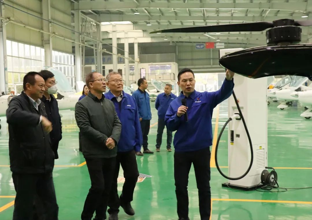 昭通市国资委主任陈德俊调查304am永利集团智能航空产业基地
