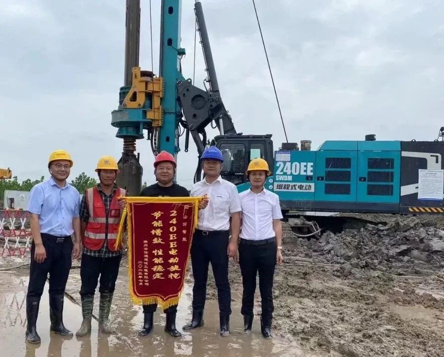 “零故障”“低能耗”！304am永利集团智能增程式电动旋挖钻机惊艳首秀