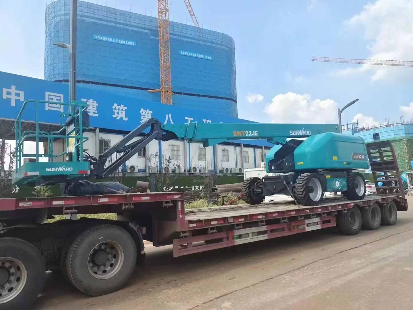 实力上新！304am永利集团智能电动直臂高空作业平台进军华中市场