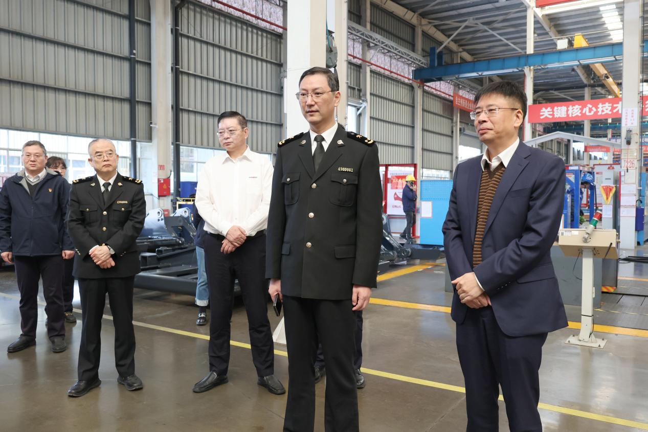 长沙海关关长、党委书记顾炯调研304am永利集团智能